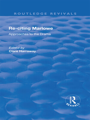 cover image of Re-citing Marlowe